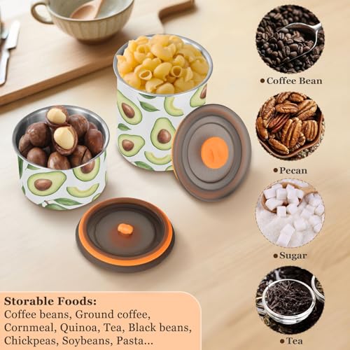 Envase hermético de acero para café DOMIKING 900 ml miniatura 5
