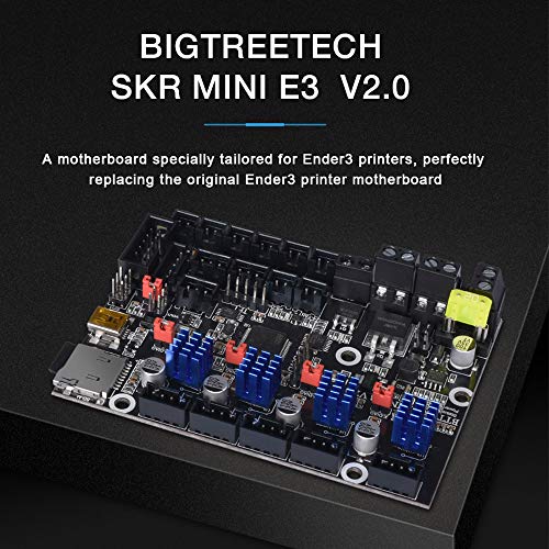 Bigtreetech Direct ZZB000412 Bigtreetech Skr Mini E3 V2.0 Control Board 32Bit Silent Motherboard Integrated With Tmc2209 Uart Stepper Motor Driver For Ender 3/V2/3 Pro Ender 5 3D Printer thumb #1