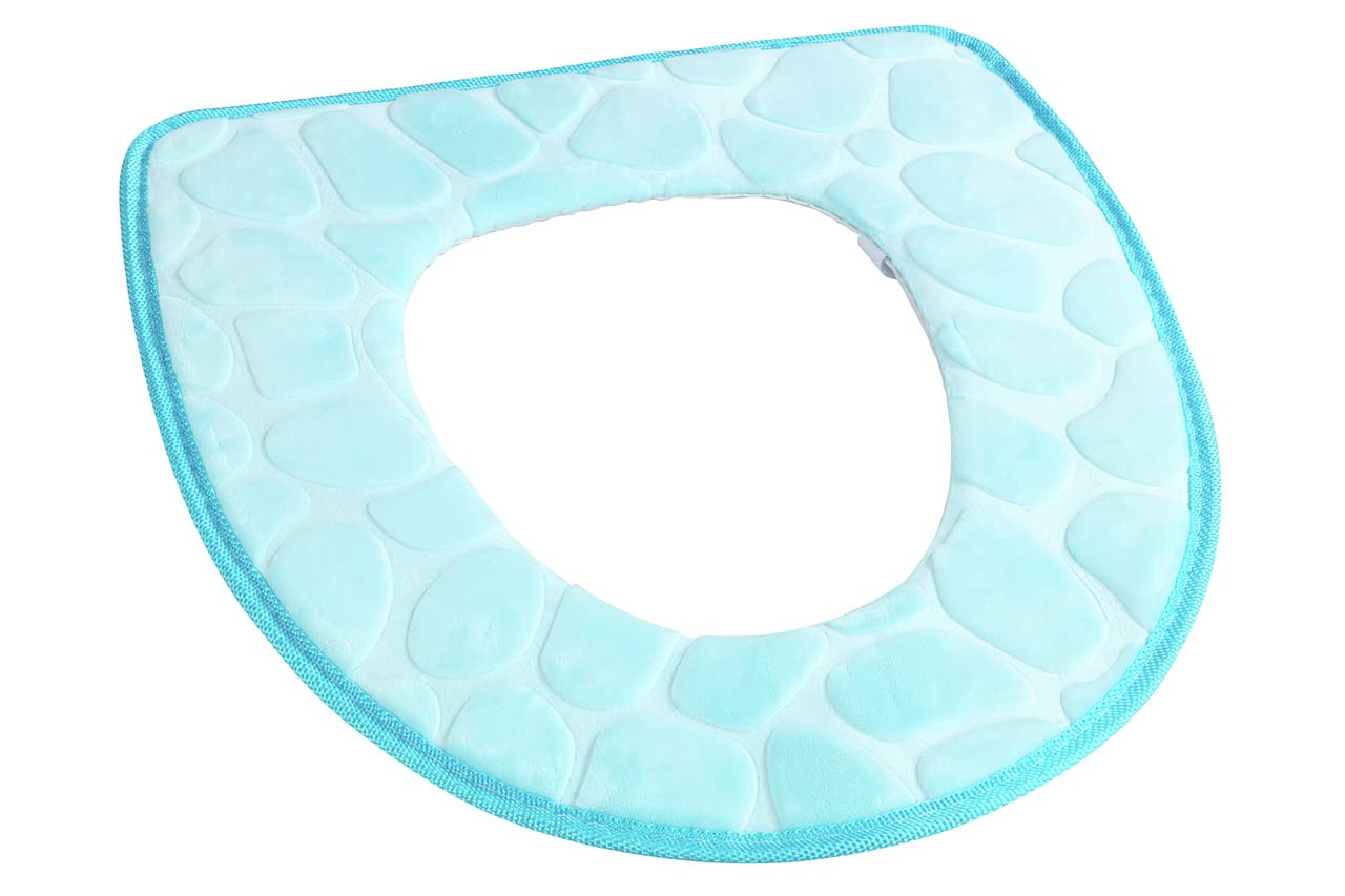 WENKO Poduszka na deskę sedesową Memory Foam niebieska