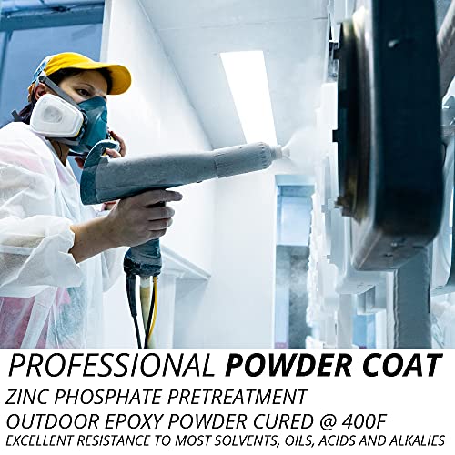 Chr Outdoor 3 Steps Handrail - Black Wrought Iron Handrail Kit (2-3 Step, Handrail) #TOP6