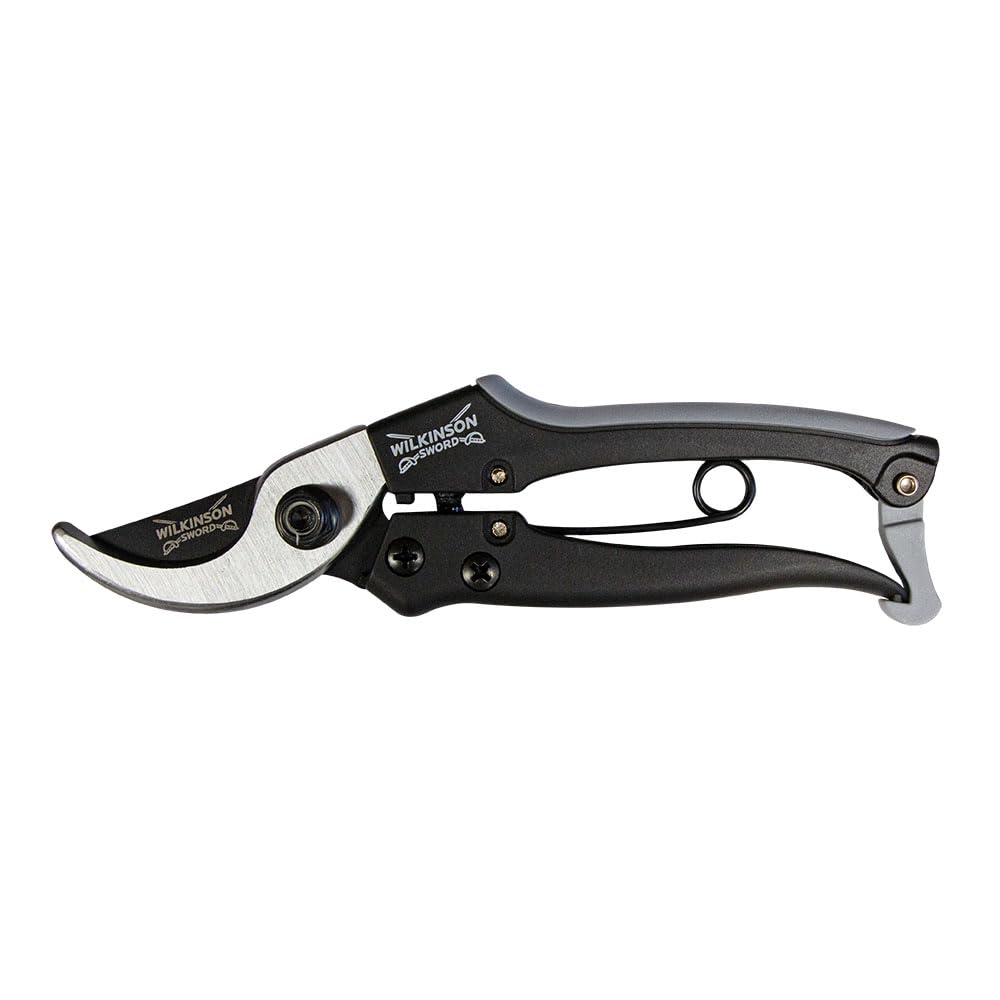 Wilkinson Sword Ultralight 1111391W Bypass Pruner, 1111392W Angled Snips Non-Stick High Carbon Steel Blade (Bypass Pruner)