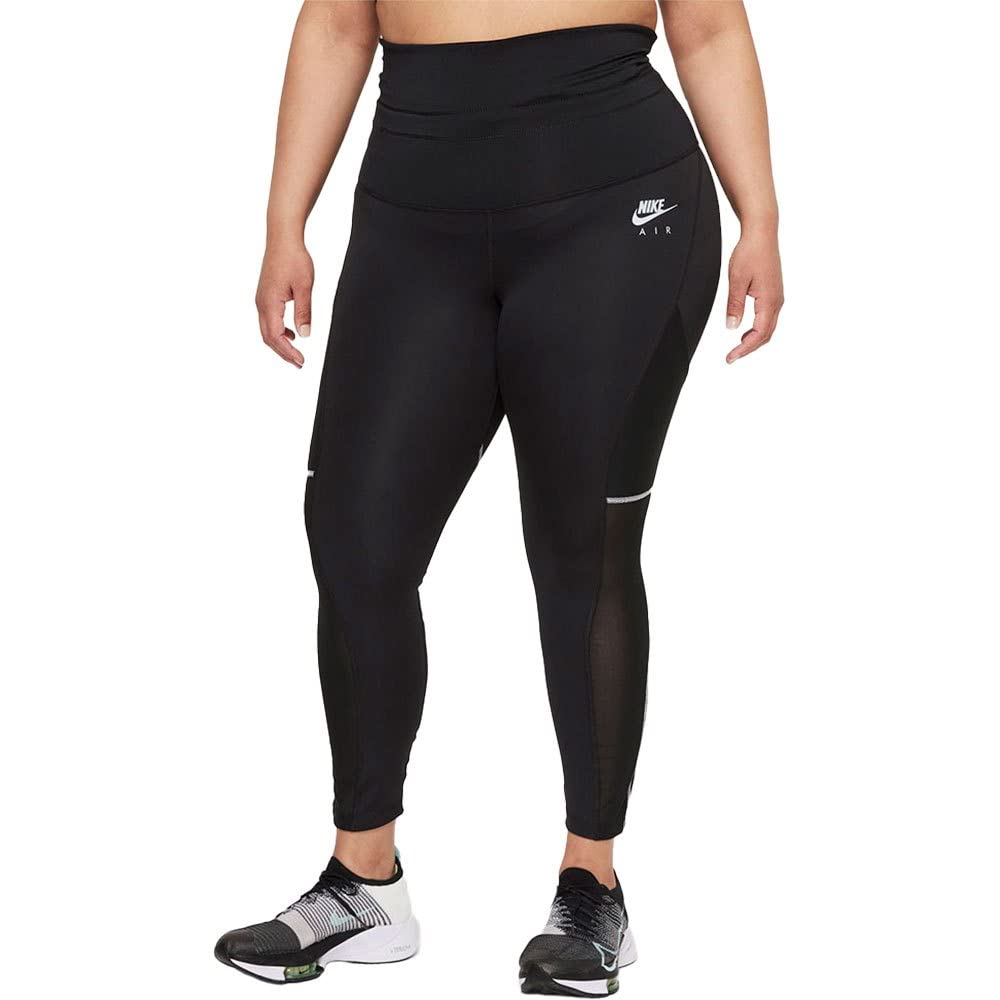 Nike DD4052 W NK AIR DF 7_8 TIGHT Leggings women's black/white/reflective silv M
