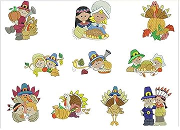 thanksgiving machine embroidery designs