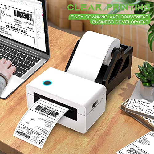 Mflabel® 4 Rolls Of 450 Direct Thermal Shipping Labels 4X6 For Zebra 2844 Zp-450 Zp-500 Zp-505 #TOP2