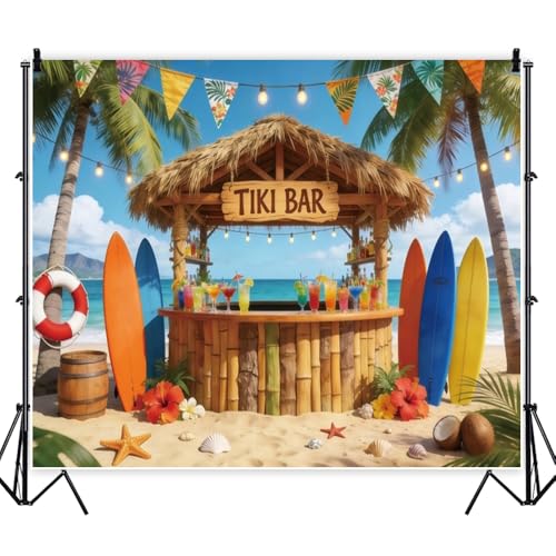 Toile de fond de plage de mer sans plis pour photobooth anniversaire
