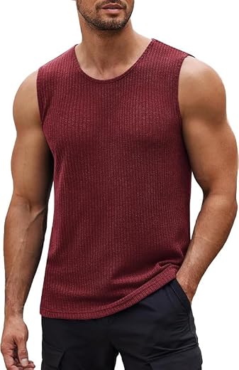 Mistigriz Vest for man | Sando for man | Regular Fit Sleeveless t Shirts for Men for Sport, Gym Wear | Ribbed Undershirt T...