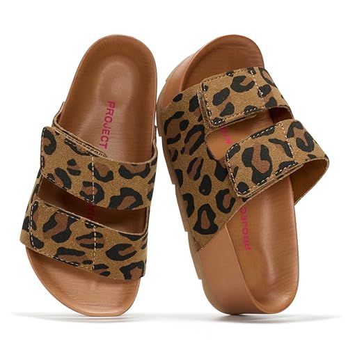 Image of Project Cloud Kids Sandals for Girls - Girls Sandals with Adjustable Buckle Closure, Comfortable Plush & Soft Insole w /Wedge Design Non-Slip Outsole