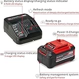 Original Einhell 5.2 Ah battery and charging device Power X-Change Starter Kit (Li-ion, 18 V, 100 minutes charging time, suitable for all Power X-Change devices) - Image 4