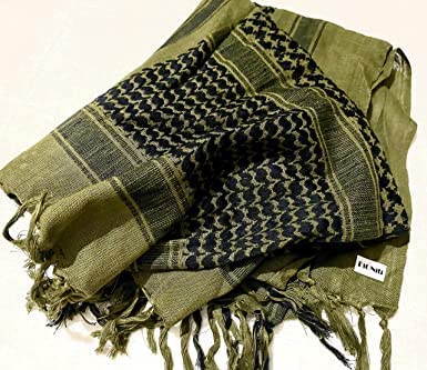 Buy ARMY GENERAL STORE Army Scarf Afgani Patka Cotton Shemagh, soldier ...