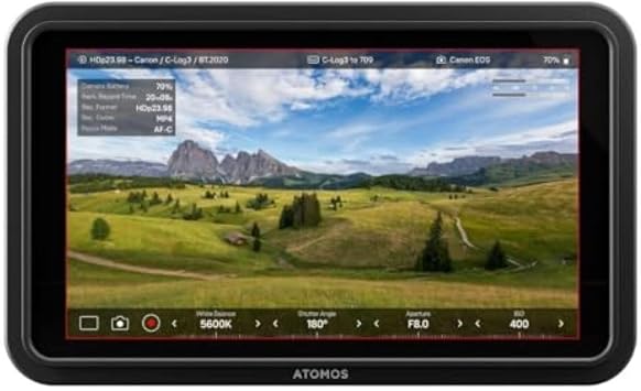 Atomos Shinobi II Bundle with Watson NP-F770 Lithium-Ion Battery Pack (7.4V, 4400mAh), Watson Compact AC/DC Charger for L & M Series Batteries and Anti-Static Screen Cleaning Wipes (5-Pack)