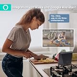 BOTSLAB Kamera monitorująca 2K do wnętrz, elektroniczna niania z kamerą, 360°, Wi-Fi, monitorowanie z wykrywaniem ruchu i wykrywaniem hałasu, 2-drożne audio, widoczność w nocy, kompatybilna z Alexa,