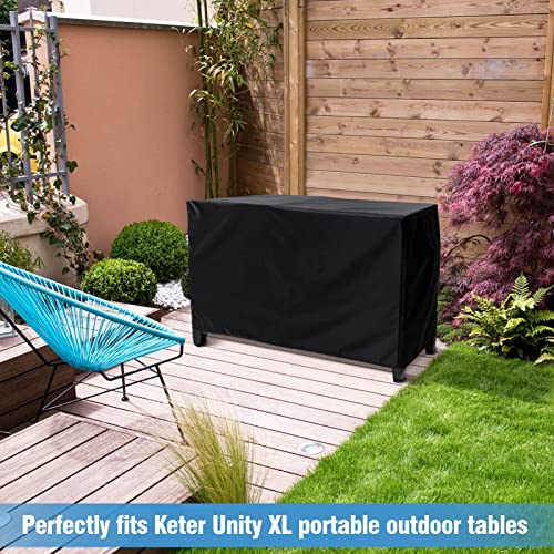 PAMASE 54" Outdoor Prep Table Cover for Keter Unity XL Portable Table