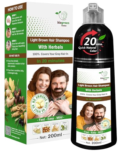 BIOGREEN ROOTS Herbal Hair Dye Shampoo