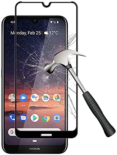 Image of HD Tempered Glass Screen Protector Compatible For Nokia 3.2 With Edge To Edge Coverage And Easy Installation Kit