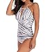 JURTEE Traje De Baño para Mujer Monokini Sin Espalda Siamés Estampado De...