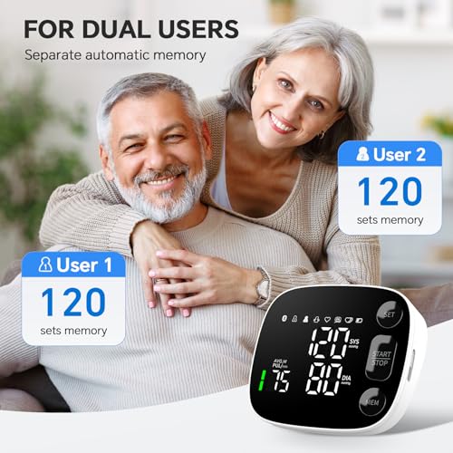 Oklar Blood Pressure Monitor Bluetooth Upper Arm BP Machine for Home Use — view 6