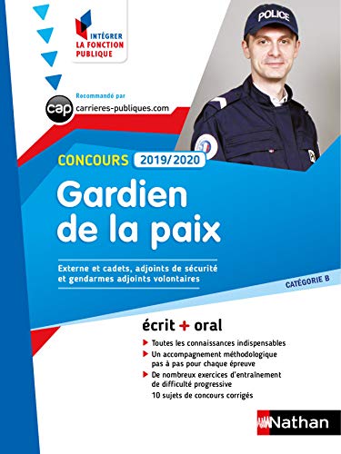 Télécharger Concours Gardien de la paix - Catégorie B - Intégrer la fonction publique - 2019/2020 (CONCOURS AD Livre eBook France