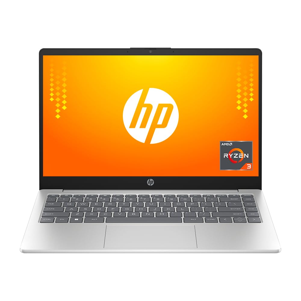 HP 14 AMD Ryzen 3 7320u (8GB DDR5 RAM/ 512 GB NVMe M.2 SSD/Windows 11 / MS Office2021 / FHD 14" (35.6 cm) + Backlit Keyboard/Silver / 1.4 kg/Dual Speakers) em0025AU / Laptop (B0C9J7NFL1) Amazon Price History, Amazon Price Tracker