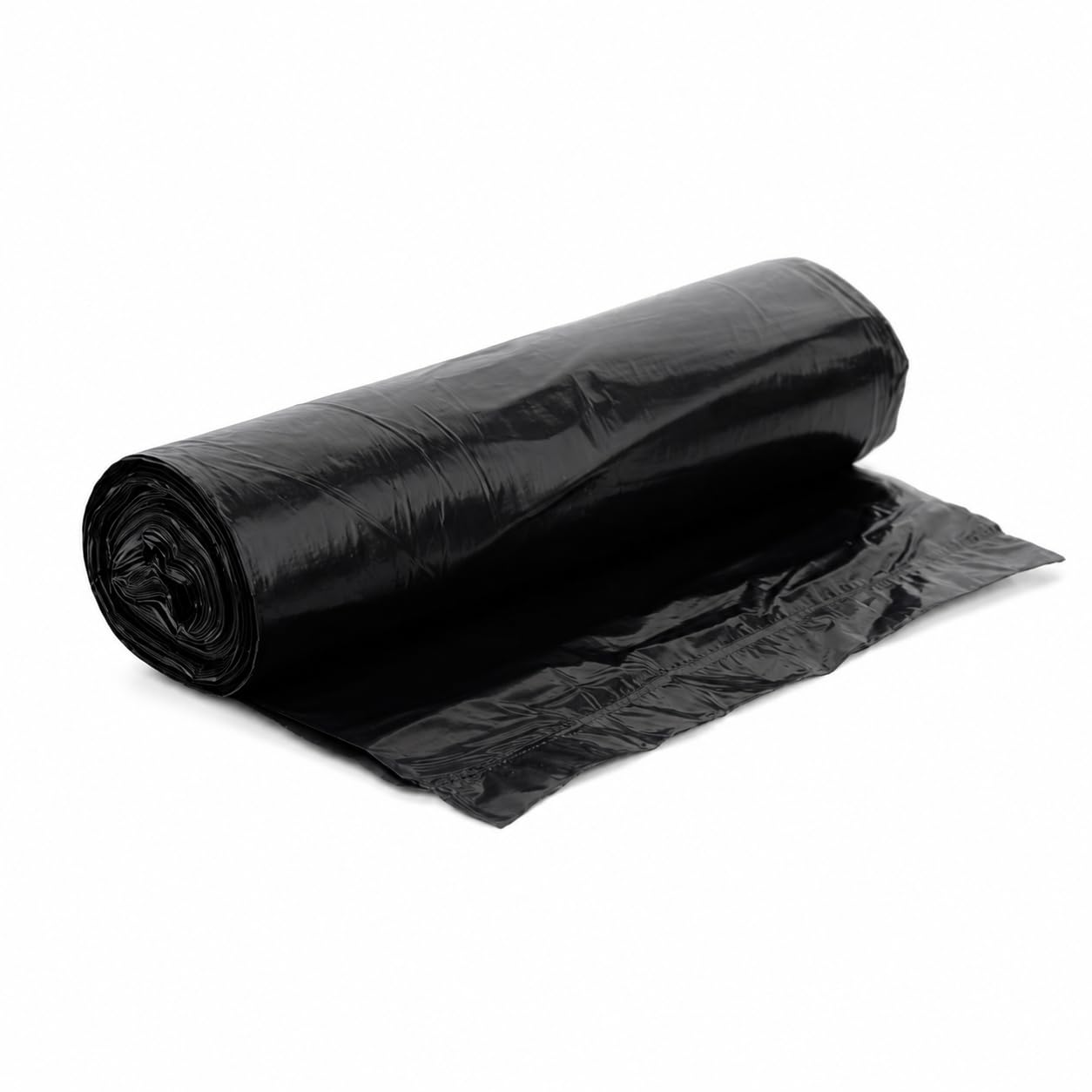 Sacchi spazzatura industriali HD, 10 sacchi per rotolo 800 g, materiale polietilene, colore nero, dimensioni 70x110 cm, sacchetti immondizia resistenti, confezione da 20 rotoli