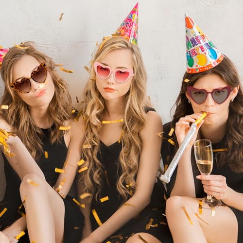 Matcheck 10 Pack Heart Shaped Sunglasses Womens Cat Eye Heart Glasses Bachelorette Party Favors Wedding Supplies Bulk Eyewear4
