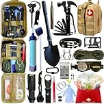BIRKOSCH Comprehensive Emergency First Aid Kit – Over 60 Essential Supplies with 15 Multipurpose Tools – Compact, Lightweight, and Durable – Ideal for Home, Travel, and Outdoor Safety