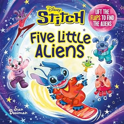 Disney Stitch Five Little Aliens