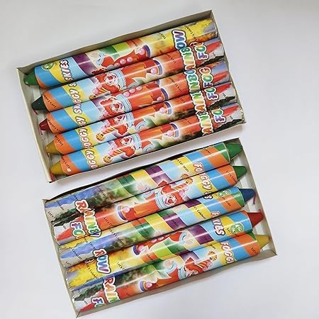 Holy Item Holy Sticks Holy Gulal Holy Color Sticks for Holy Party Poops Multicolor Pack of 5 Sticks