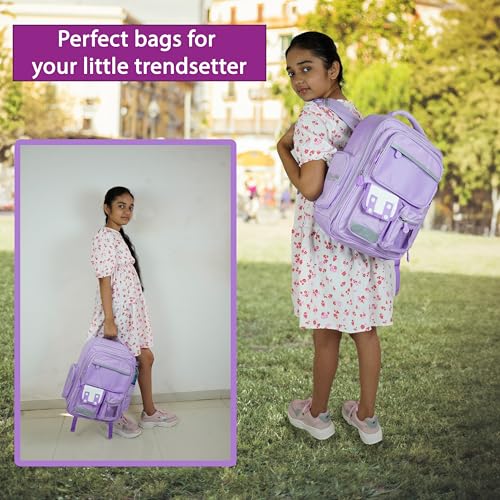 Image of Storite School Backpacks for Girls Stylish Bags for Girls Kids 7-12 Years Old Cartoon Water Resistant Backpack Durable Burden Relief School Bag Birthday