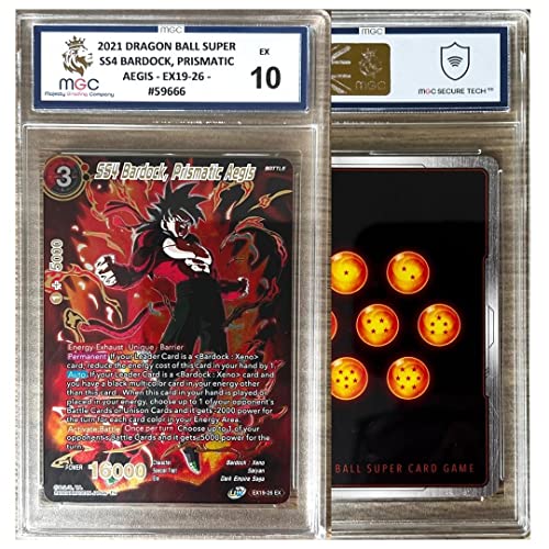 The Retro Genie 2021 Graded Dragonball Super - SS4 Bardock, Prismatic Aegis Trading Card - Gem Mint 10