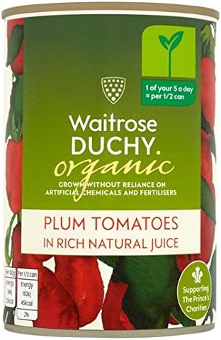 Duchy Organic Plum Tomatoes 400g