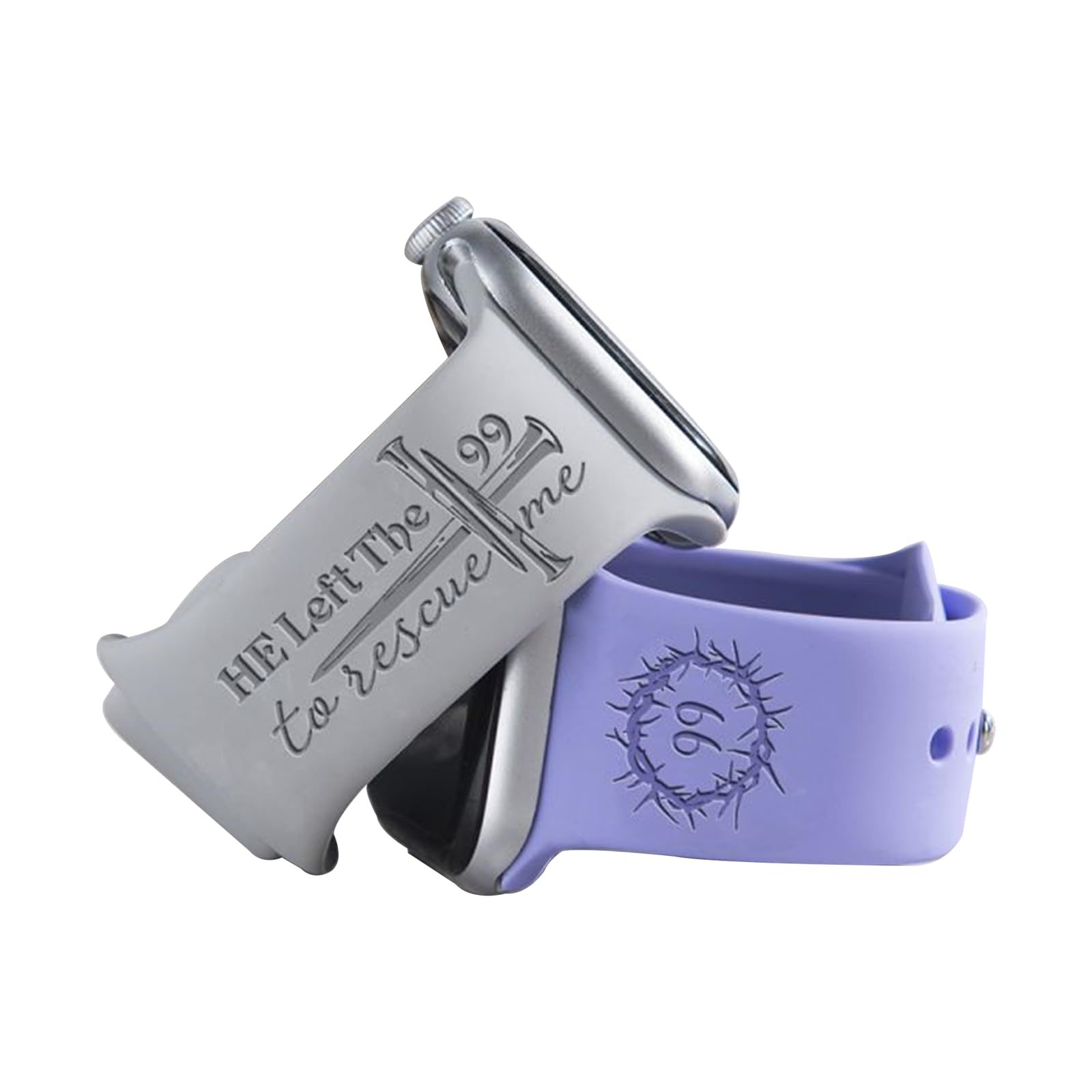 Christian Personalized Strap, Engraved Silicone Strap Bands 38mm 40mm 41mm 42mm 44mm 45mm 49mm Bible Quote Sport Band Replacement With Series 8 7 Se 6 5 4 3 2 1