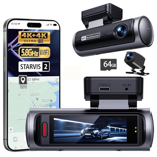 True Dual 4K Front and Rear Camera