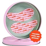 Milli Under Eye Patches – 1 Pair Reusable Sustainable Silicone Masks, Boost Hydration &amp; Dark Circles, Plump Fine Lines &amp; Wrinkles, Skincare Routine, Tin Case