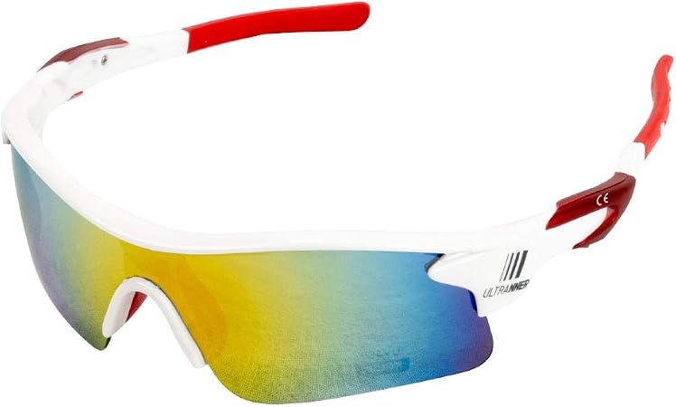ULTRANNER - UKIU | Occhiali Sportivi Uomo Polarizzate con protezione UV -  Occhiali da Trail Running in Policarbonato Antiscivolo - Occhiali da Sole  Resistenti al Sudore - Colore Rosso : Amazon.it: Sport e tempo libero