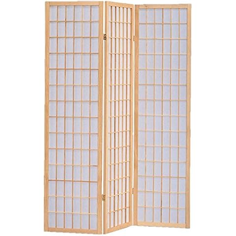 Milton Greens Stars 3-Panel Sam Room Divider, Natural Cover