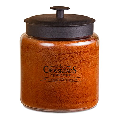 Crossroads Buttered Maple Syrup Scented 4-Wick Candle 96 Ounce
