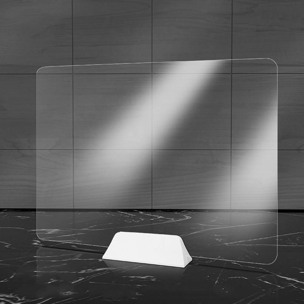 Buy Acrylic Panels Sneeze Guard, Transparent Counter Protective Partition, Desk Divider No