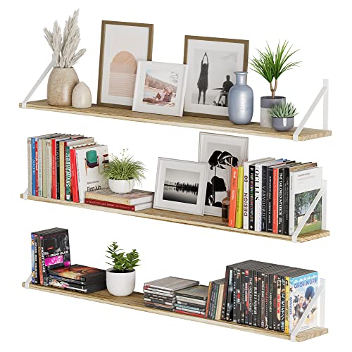 Wallniture Bora Long Floating Shelves, 48