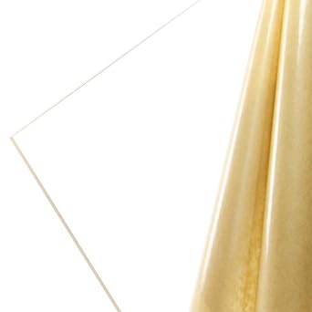 Plastic-Craft | Cast Acrylic Sheet, Clear, 1/8" 0.125" Thick, 6" W x 12" L