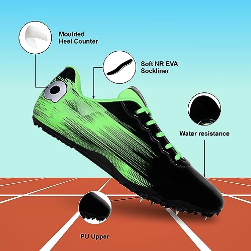 Image of Aivin Race Spike Running Shoes | Athletic Spikes Track & Field Shoes for Men | Sprint Spikes | Outdoor Running Shoes | Track and Field Shoes