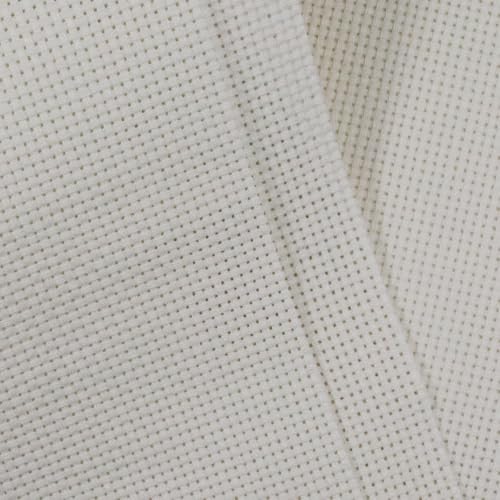 Image of KCS 59 inch x 1 Yard (93cmx149cm) 11ct Counted Cotton Aida Cloth Cross Stitch Fabric (Antique White)