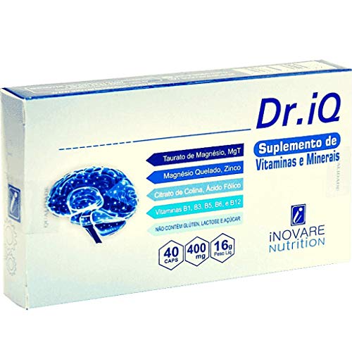 Dr. IQ Para Concentração e Memória 40 capsulas - 4 unidades