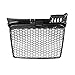 Front Grill Compatible with Audi A4 B7 Saloon Avant 2004 2005 2006 2007 2008 RS-26 Front Central Sport Grill Honeycomb Mesh Grille Black