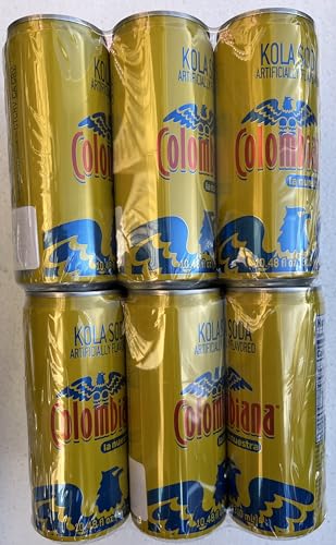 Kola Soda Colombiana La Nuestra 10.48 fl oz (310 mL) - sold as a single 6-pack, two 6-packs, or three 6-packs (2 6-packs)
