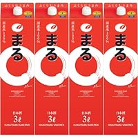 白鶴 サケパック まる [ 日本酒 兵庫県 3000mlx4本 ]