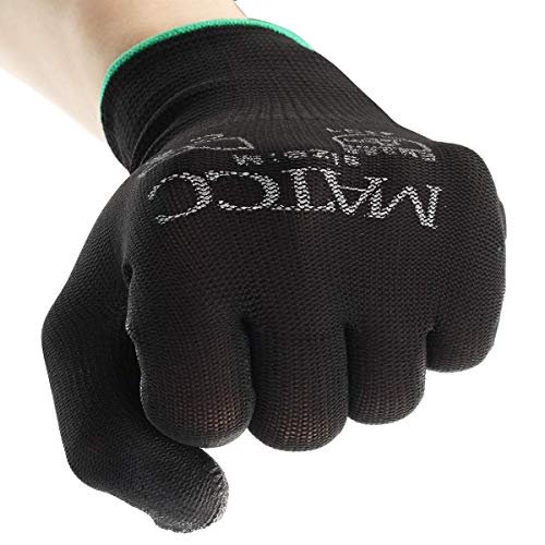 Preisvergleich Produktbild CZWW Winter, Handschuhe, Baumwollhandschuhe, Fahrradhandschuhe, Fahrradzubehör, 12 Paar Arbeitshandschuhe Nitrilbeschichtete Sicherheit Garden Builders Grip Anti-Rutsch,M