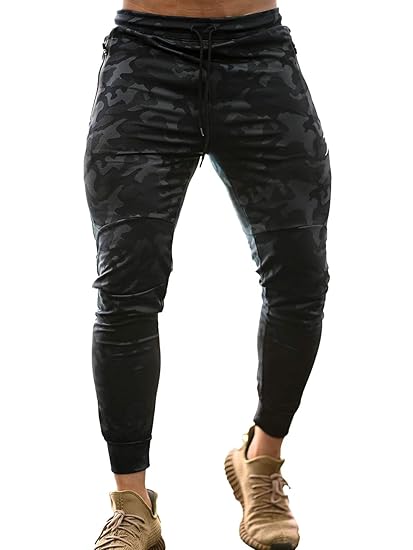 Men Slim Fit Polyester Blend Joggers