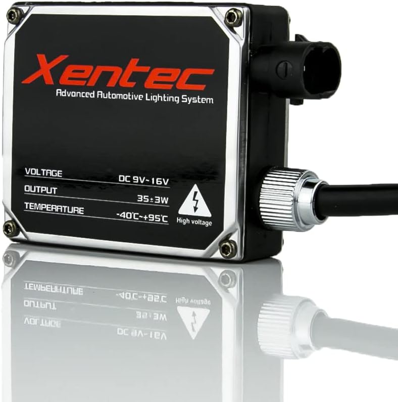 Xentec 9005 6000K HID Xenon Bulb Bundle with 35W Standard Digital Ballast (Ultra White, Also fit 9011,9055,9145,HB3,H12)