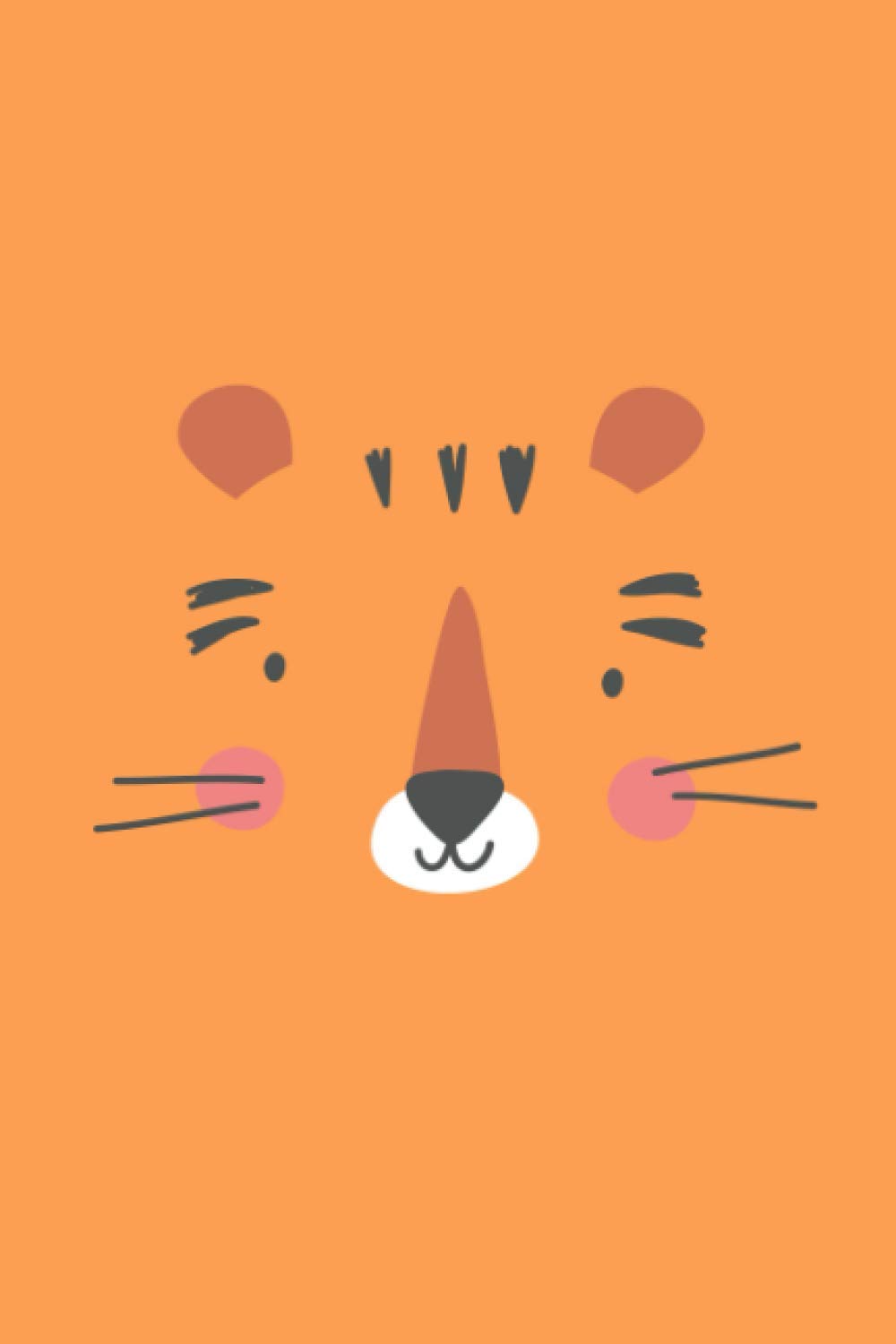 Tiger Notebook: Cute Orange Tiger Journal - Lined Notebook Journal for Writing - 6 x 9 Inches - 110 Pages (Kawaii Zoo Collection)