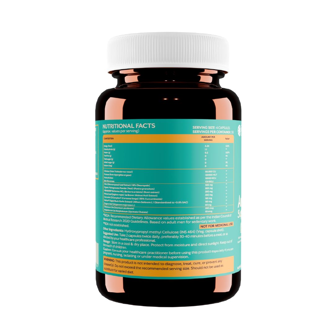 Essentials Anti-Fungal Support Supplement - 120 Capsules, Herbal Supplement to Prevent Fungal Overgrowth and Improve Microbiome Balance — Amazon image 2